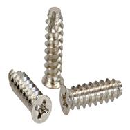 Vis pour ventilateur en ligne 5 x 16 mm, argent, paquet de 100 pièces