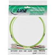Câble fibre optique duplex SC/SC 50/125 µm OM5 5 m