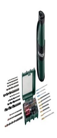 Ensemble de 55 lames de scie sauteuse Metabo, tournevis et perceuse