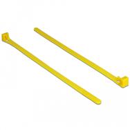 Serre-câbles Delock - 20 cm - jaune (paquet de 100)