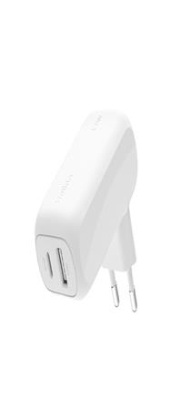 Belkin 42W-30W USB-C+12W Chargeur Double Mural