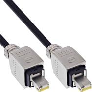 Enrouleur de câble réseau en ligne IP67 extérieur Cat.6A 50 m Harting