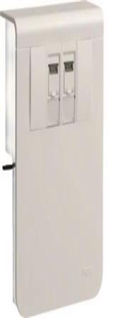 Support d'appareil Hager SL201159009016 Prise 2 voies 20x115mm blanc signalisation