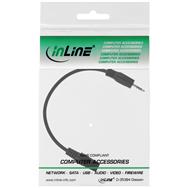 Câble adaptateur audio en ligne 4 broches 2,5 mm mâle / 4 broches 3,5 mm femelle 2 m