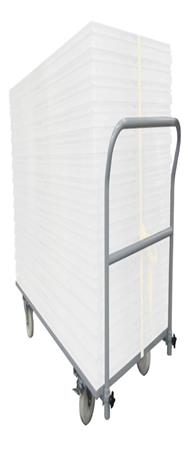 Guil CRO-10 - Chariot de transport avec garde-corps pour le transport et le stockage du TM440| TM440XL|