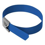 Serre-câbles Delock - 40 cm - bleu (lot de 10)