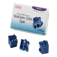 Xerox Genuine WorkCentre C2424 Solid Ink Cyan (3 sticks) - 3 pc(s) - Cyan - 3400 pages - Cyan - WorkCentre C2424 - United States