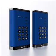 SSD iStorage diskAshur3 256 bits 2 To - Bleu