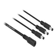 Répartiteur d'alimentation Delock - Prise CC 5,5 x 2,1 mm (F) vers prise CC 5,5 x 2,1 mm (M)