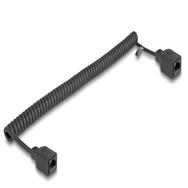 Câble Delock 90671, 2 m, Cat5e, U/UTP (UTP), RJ-45, noir