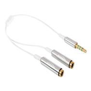 Répartiteur audio Delock - Mini-jack femelle 4 pôles vers mini-jack mâle 4 pôles