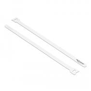 Serre-câbles Delock - 30 cm - blanc (lot de 10)