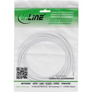 Rallonge CC InLine - CC mâle/femelle 5,5 x 2,1 mm - AWG 18 - blanc 5 m