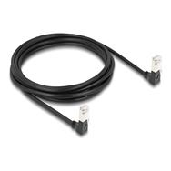 Câble patch Delock - RJ-45 (M) coudé vers le bas vers RJ-45 (M) coudé vers le bas