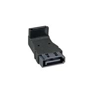 Adaptateur SATA InLine mâle/femelle coudé vers le haut