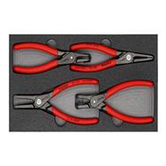 Pinces à circlips KNIPEX - 4 pièces