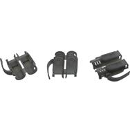 Connecteur à sertir InLine Cat.6A RJ45 blindé - 3 pièces noir, paquet de 100