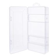 Boîte à petites pièces InLine - 5 compartiments - dimensions : 206x107x33mm - transparente