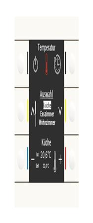 Centre de contrôle MDT Écran couleur Smart 86 blanc pur brillant