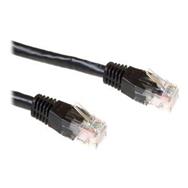 ACT Black 0.5 meter U/UTP CAT6A patch cable snagless with RJ45 connectors - 0.5 m - RJ-45 - RJ-45 - Black