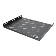 Étagère fixe noire Extralink 19" 1U 350 mm
