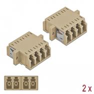 Coupleur réseau Delock - LC multimode (F) vers LC multimode (F)