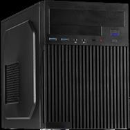 Inter-Tech IT-6521 - Micro-tour noir 2xUSB 3.2 Gen 1 - Tour - ATX