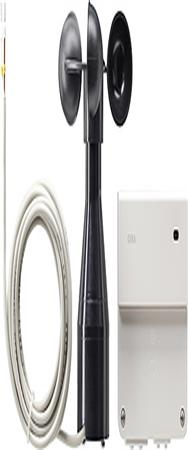 GIRA 091300 - Vitesse du vent - 3,3 - 24,5 m/s - 50 m - Noir, Blanc - Acrylonitrile butadiène styrène (ABS) - IP55