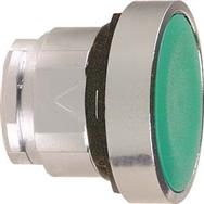 Bouton-poussoir plat vert à verrouillage Schneider ZB4BH03