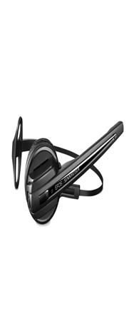 EPOS D 10 HS - Casque - Contour d'oreille - Serre-tête - Bureau/Centre d'appels - Noir - Argent - Monophonique - Sans fil