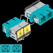 Coupleur réseau Delock - SC multimode (F) vers SC multimode (F)