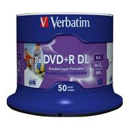 Verbatim 50 x DVD+R DL - 8,5 Go 8x