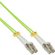 Câble fibre optique duplex en ligne LC/LC 50/125 µm OM5 7,5 m