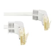 DIGITUS CAT 6A S/FTP patch cord, 90Ã‚Â° angled plug