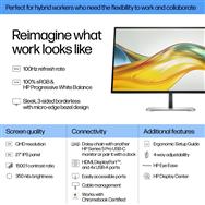 HP 527pq IPS WQHD 2560x1440 Monitor: 27-inch, 100Hz, DP/HDMI/USB