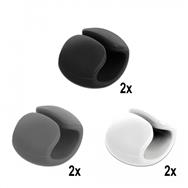 Ensemble de clips de fixation de câble Delock - Kit de clips de fixation de câble