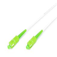 DIGITUS Fiber optic steel-armored patch cable, simplex, singlemode, SC/APC - SC/APC, 20 m