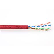 ACT CAT6 U/UTP stranded patch red 305 m - 305 m - Cat6 - Red