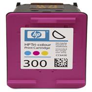 HP 300 Ink Cartridge: Cyan/Magenta/Yellow Original