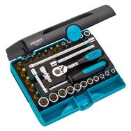 HAZET 854T 1/4in Socket Set Metric/Imperial 33-Head