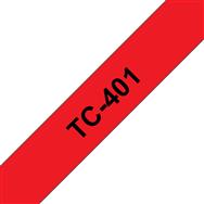 Brother Noir, rouge - Rouleau (1,2 cm x 7,7 m) 1 pcs. ruban d'imprimante