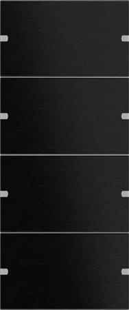 GIRA 5024126 jeu de bascules 4f Capteur de clé.4 TS4 aluminium noir