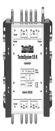 TechniSat TechniSystem 5/8 K - Amplificateur/Répartiteur RF