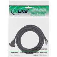 Câble de raccordement InLine avec rallonge intégrée - S/FTP (PiMf) - Cat.6A - LSZH - cuivre - 7,5 m