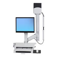 Ergotron StyleView - Support multimédia - 14,5 kg - 75 x 75, 100 x 100 mm - 61 cm (24") - Blanc - Aluminium - Plastique