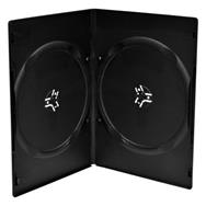 MEDIARANGE BOX14-7-100 - Slimline case - 2 discs - Black - Plastic - 136 mm - 7 mm