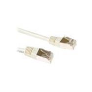 ACT Ivory 10 meter F/UTP CAT5E patch cable with RJ45 connectors - 10 m - RJ-45 - RJ-45 - Beige