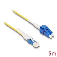 Câble à fibre optique Delock CS mâle vers LC Duplex monomode G657A2 / OS2 Uniboot 5 m, 5 m, OS2, CS, LC