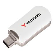 Verbatim Plectra White USB-C Flash Drive 30228 - USB-Stick - 64 GB