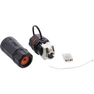 Kit de couplage InLine Cat.6A - étanche IP68 - 2x RJ45 F/F - 1:1